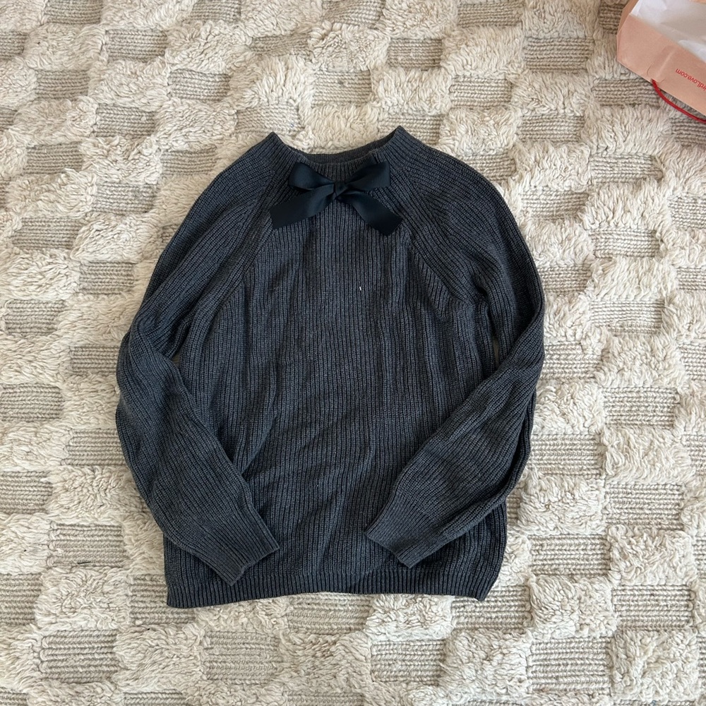 J Crew Bow Neck Sweater | Small